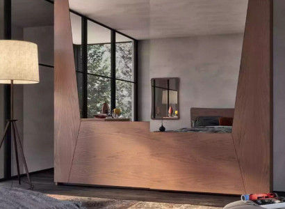 Kleiderschrank braun Schlafzimmer Holz Schrank Luxus Modern Kleiderschränke